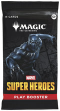 MTG Marvel Super Heroes Play Booster Pack featuring Black Panther