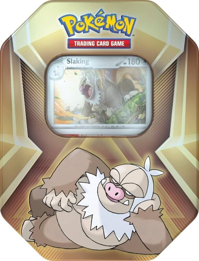 Slaking Pokémon TCG Tin - Sealed